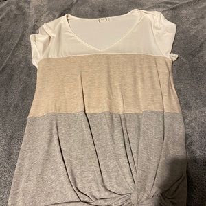 V-neck shirt